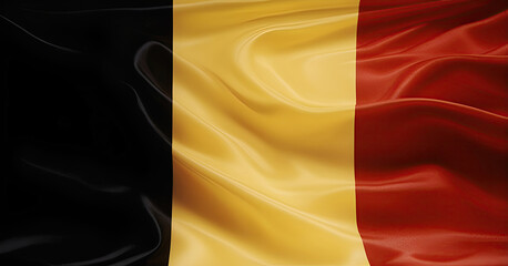 belgian Flag for national Day or Independence Day of belgia