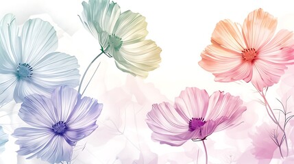 Delicate Pastel Flower Bouquet
