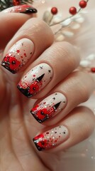 beautiful, stylish, modern manicure.