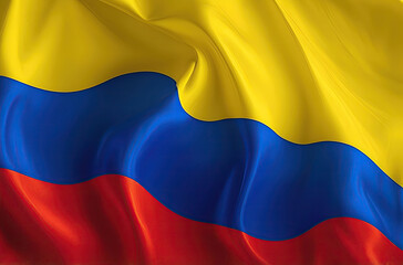 Colombian Flag for national Day or Independence Day of colombia