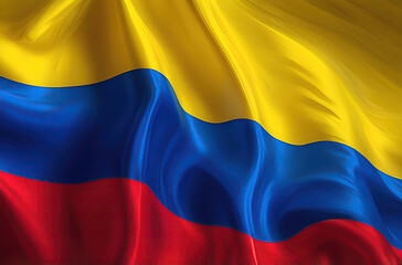 Naklejka premium Colombian Flag for national Day or Independence Day of colombia