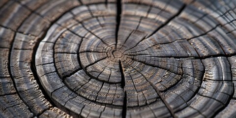 Fototapeta premium The natural patterns of the woods mimic its structure to create a distinctive and original appearance. Concept Nature Patterns, Woods Structure, Distinctive Appearance