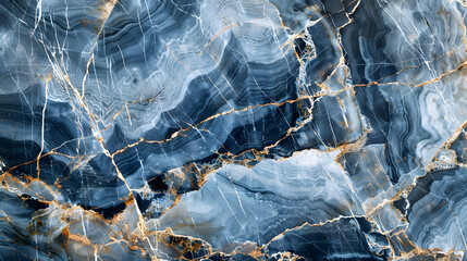 Blue marble texture with golden veinings