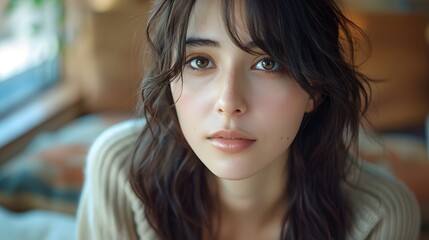 清楚できれいな女性のお顔