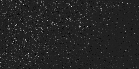 Abstract gray quartz terrazzo marble tile black background. Terrazzo stone mosaic texture. quartz surface for bathroom or kitchen countertop. marble texture design terrazzo texture.