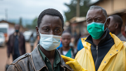 Healthcare Workers Assisting a Patient