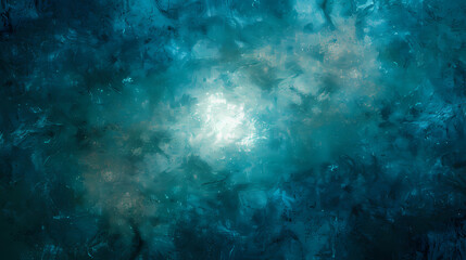 Obraz premium Abstract turquoise and white textured background with painterly brushstrokes and vibrant hues.