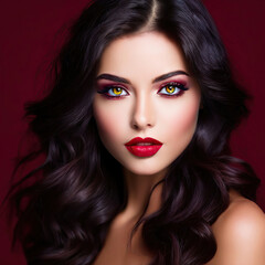 portrait of a woman with red hair