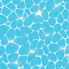 Blue water surface ripple background texture