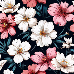 seamless floral background