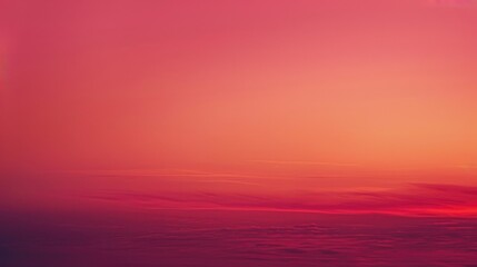 Obraz premium A plane flying in the sky during sunset, suitable for travel or adventure themes