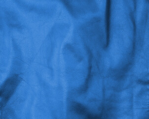 Leather texture background. Part of perforated blue leather details. Perforated leather texture...