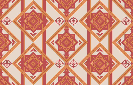 Abstract ethnic geometric seamless patterns design for background, wallpaper, textile, print, wrapping, fabric, clothing, home decor. vector illustration