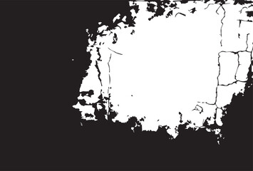 grunge texture of wall fragment with scratches and cracks 