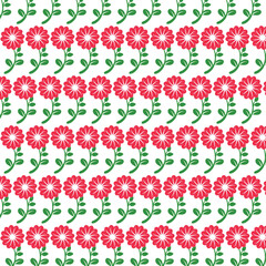 seamless cubic lining floral colorfull repeat pattern for fabric