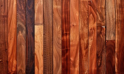 Light mahogany wood planks with texture