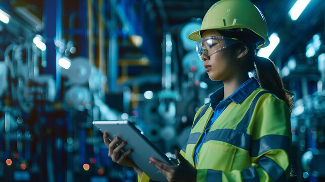 The engineer is implementing lean manufacturing principles.