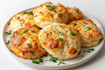 Homemade Cheddar and Rosemary Biscuits with a Tender, Fluffy Interior