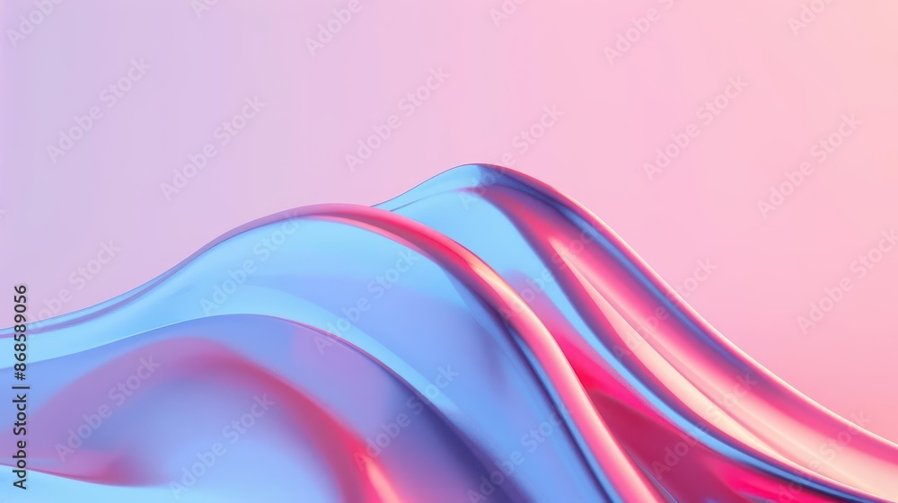 Poster conceptual minimal banner capturing digital emotions with sleek, glowing elements with copy space