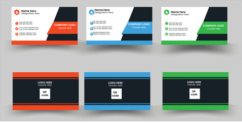 creative modern name card and business card