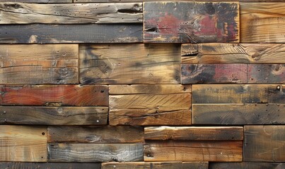 Reclaimed wooden texture with character