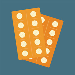 Medical elements and medicine sign health care design. Hospital pharmacy