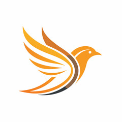 Fototapeta premium create a minimalist bird logo vector art illustrat
