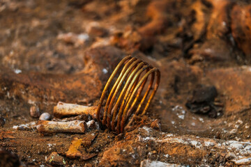 Archaeological excavations of ancient tombs