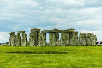 Besuch an dem englischen Klassiker: Stonehedge vor den Toren der Stadt Salisbury - Wiltshire -...