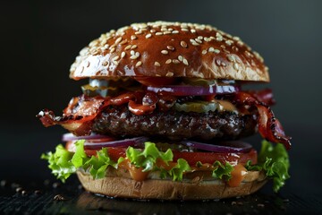 Burger Realistic photography
