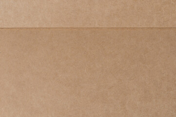 Blank brown paper with fold line