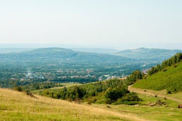 Naklejka premium landscape in the mountains