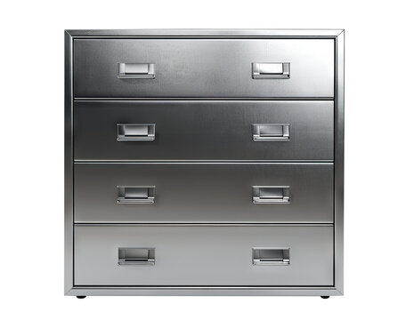 Metal file cabinet cut out