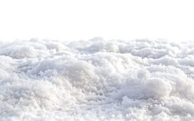 White snow cut out