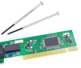 Printed circuit board with electrical components