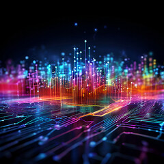 fiber optics background