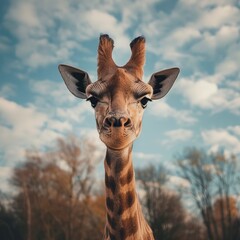 Giraffe head 