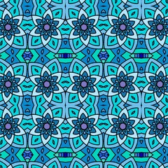 seamless pattern with flowers