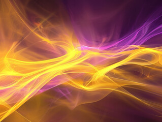 Obraz premium Abstract Purple and Yellow Background, Generative AI Illustration