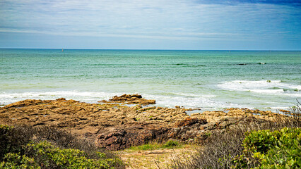 les sables d'olonne in french Vendée atlantic coast ocean