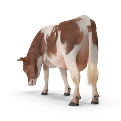 Realistic 3D Cow PNG Images | High-Quality Cow Modeling Illustrations | Detailed Farm Animal and Livestock Art