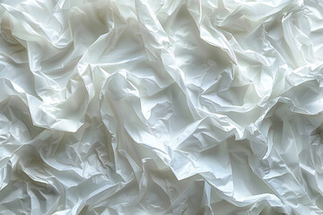 Obraz premium Abstract White Plastic Bag Texture