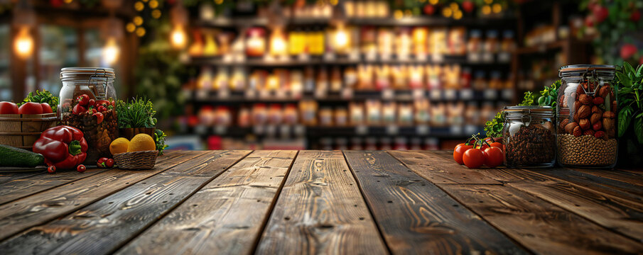 Supermarket Aisle Display