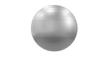 fitness ball, gim ball, clipping path, 3d render
