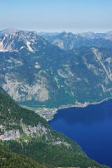 The view from Krippenstein mountain, Austria	