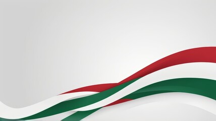 abstract wavy background with italy concept