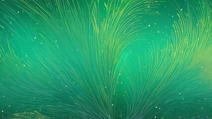 Obraz premium Abstract Green Nature Plants and Flower Background. Luxury Nature Background. Floral pattern.