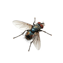 Photo of Fly insect isolated on transparent background