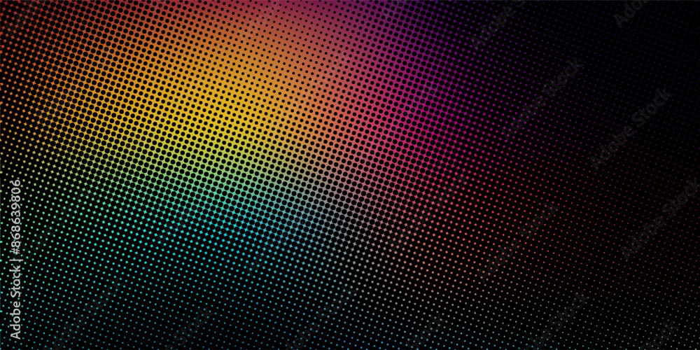 Poster dot white black pattern gradient texture background. abstract pop art halftone and retro style.