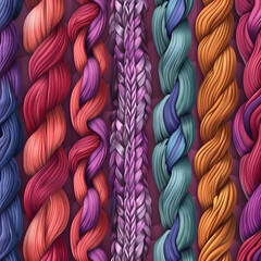 Knit Fabric Texture with Different Types